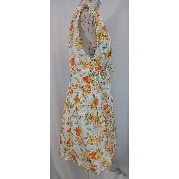 FAITHFULL THE BRAND Korita Mini Dress Palermo Floral Print Lined Size 10/XL - Picture 6 of 12